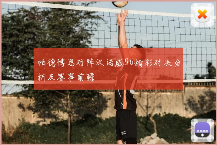 帕德博恩对阵汉诺威96精彩对决分析及赛事前瞻
