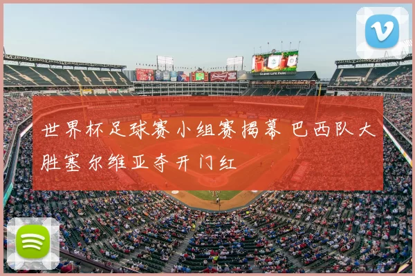 世界杯足球赛小组赛揭幕 巴西队大胜塞尔维亚夺开门红
