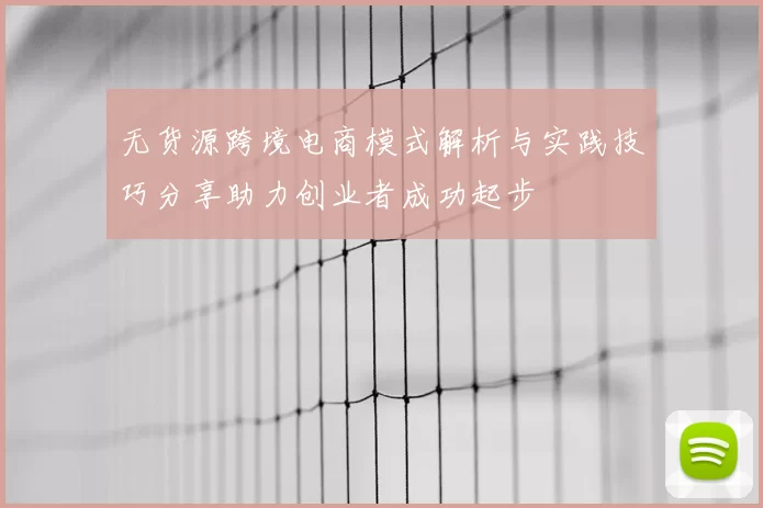 无货源跨境电商模式解析与实践技巧分享助力创业者成功起步