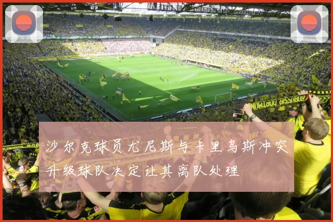 沙尔克球员尤尼斯与卡里乌斯冲突升级球队决定让其离队处理