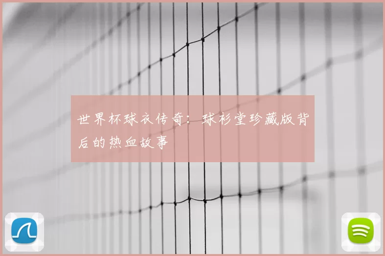 世界杯球衣传奇:球衫堂珍藏版背后的热血故事